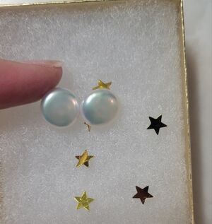 Pearl Coin Earrings